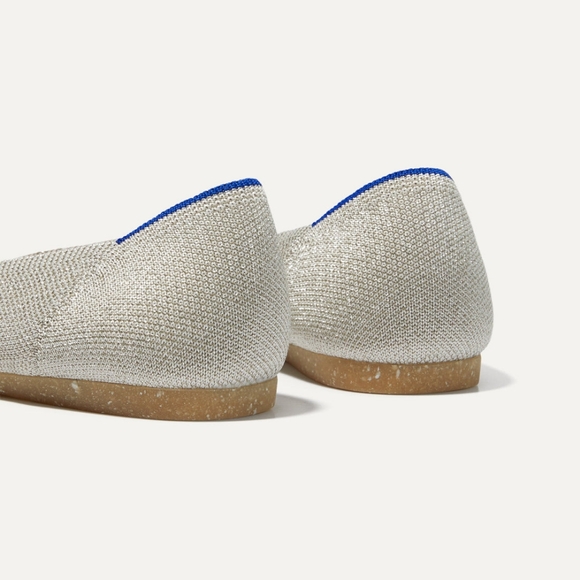 Rothy's The Point, Diamond Metallic, Size 9.5 - Picture 5 of 15